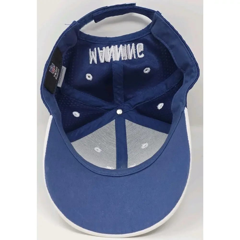 Indianapolis Colts 18 Payton Manning Reebok Baseball Cap Strapback Hat Youth NFL